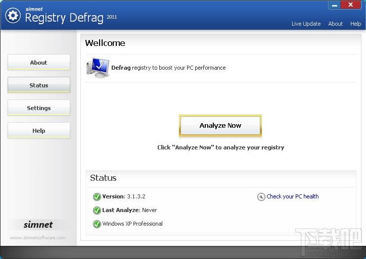 Simnet,Registry Defrag,注册表