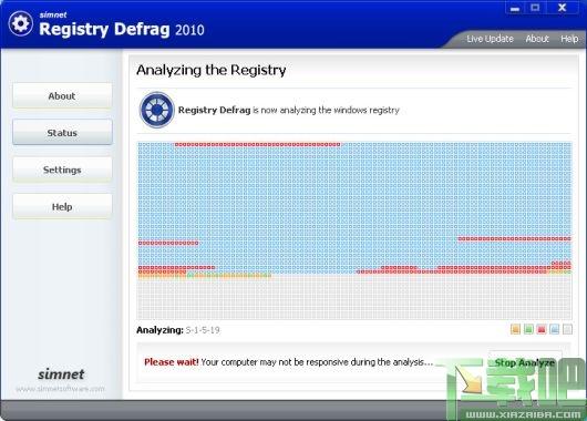 Simnet,Registry Defrag,注册表